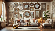 Living Room Mirror Frame Inspirations
