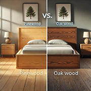 Pinewood vs. oak wood bed durability