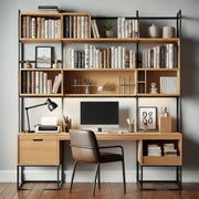 Study Tables with Bookshelves