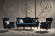Grand Hand-Carved Sofa Set – Durable Wooden Furniture with Premium Quality