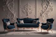 Elegant Handcrafted Sofa Set – Luxurious Teak for Superior Interiors