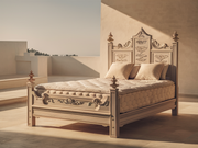 Luxurious Wooden Bed – Durable Teak and Fully Handcrafted Design