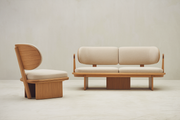 Elegant Wooden Sofa Set – Luxurious Teak with Superior Finish