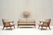 Grand Wooden Sofa Set – Hand-Carved Teak for Timeless Appeal