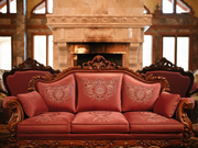 Grand Wooden Sofa Set – Elegant Teak Design for Lasting Interiors