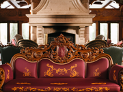 Luxurious Hand-Carved Wooden Sofa Set – Teak with Artistic Excellence