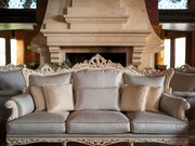 Timeless Wooden Sofa Set – Premium Teak with Hand-Carved Elegance