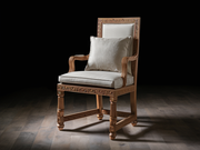 Elegant Hand-Carved Teak Chair – Perfect for Sophisticated Décor