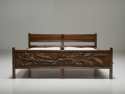 Ornate Wooden Bed – Premium Handcrafted Teak for Long-Lasting Quality