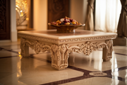 Artisan Hand-Carved Coffee Table – Teak Wood Quality That Lasts Forever