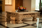 Luxury Teak Coffee Table – Hand-Carved Design with Unmatched Quality