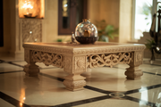 Exquisite Teak Wood Coffee Table – Handcrafted Artistry for Your Home Decor