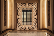 Hand-Carved Teak Mirror Frame - Artistic Patterns for Classy Spaces