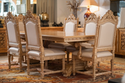 Hand-Carved Teak Dining Table Set – Perfectly Crafted for Elegant Spaces