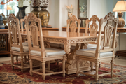 Exquisite Teak Wood Dining Set – Hand-Carved for Ultimate Luxury