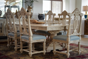 Premium Hand-Carved Teak Dining Table Set – Designed for Durability