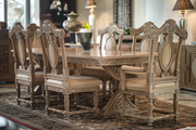 Custom Hand-Carved Teak Dining Table Set – Designed for Timeless Beauty