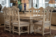 Hand-Carved Teak Dining Set – A Premium Choice for Long-Lasting Quality