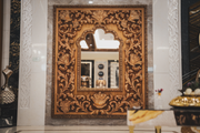 Durable Teak Mirror Frame - Decorative Hand-Carved Craft