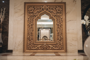 Premium Quality Teak Mirror Frame - Exquisite Handcrafted Work