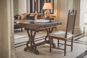 Teak Wood Study Table with Chair - A Rich, High-Quality & Royal Set