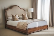 Modern Teak Wood Bed for a Timeless Bedroom Look