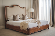 Luxury Minimalist Teak Bed – Designed to Perfection