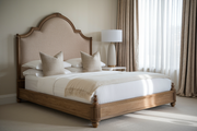 Contemporary Teak Bed - Durable, Stylish, and Perfect for Bedrooms