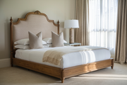 Minimalist Teak Wood Bed – Stylish, Durable, and Elegant