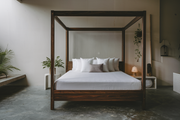 Contemporary Teak Bed – High-Quality Wooden Frame for Modern Homes