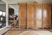 Luxurious Teak Wood Wardrobe – Hand-Carved with Exceptional Durability