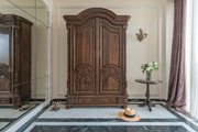 Timeless Wooden Wardrobe – Hand-Carved in Solid Teak Wood
