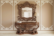 Elegant Hand Carved Console Table in Teak Wood – Sturdy Frame, Lasting Beauty