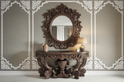 Beautifully Hand Carved Teak Console Table – Stunning Frame and Craftsmanship