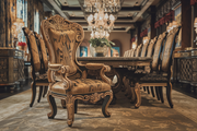 Custom Hand-Carved Teak Wood Dining Set – Durability Meets Design