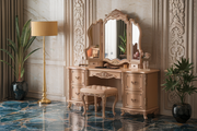 Vintage Carved Vanity Table – A Premium, Luxurious & Sustainable Set