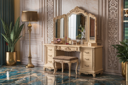 Elegant Hand-Carved Dressing Table Set – A Rich, High-Quality & Royal Set