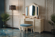 Ornate Teak Dressing Table with Storage – A Premium, Luxurious & Sustainable Set
