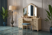 Elegant Antique-Style Dressing Table – Made of High Quality & Durable Teak Wood