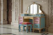 Ornate Vanity Dressing Table – A Rich, High-Quality & Royal Set