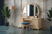 Antique-Style Wooden Dressing Table – Luxury & Stylish Furniture