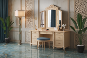 Premium Handcrafted Dressing Table – A Premium, Luxurious & Sustainable Set