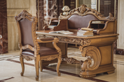 Hand-Carved Study Table and Chair - A Premium, Luxurious & Sustainable Set
