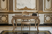 Traditional Study Table and Chair for Home & Office - A Luxurious, High-Quality Piece of Royal Craftsmanship