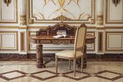Traditional Study Table and Chair for Home & Office - A Rich, High-Quality & Royal Set