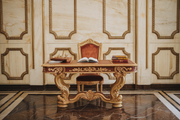 Hand-Carved Study Table and Chair - A Natural, Handcrafted & Durable Set