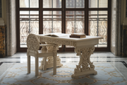 Statement-Making Study Table and Chair - A Rich, High-Quality & Royal Set