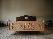 Premium Teak Bed Frame – Stylish and Sturdy for Luxurious Bedrooms