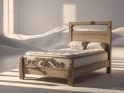Artisan Teak Bed – Hand-Carved Wooden Design for Superior Comfort