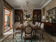 Luxurious Hand-Carved Teak Dining Set – The Perfect Home Centerpiece